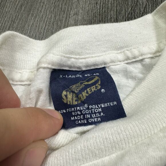 VINTAGE Denver Broncos Super Bowl XXI 1987 Shirt Medium Single Stitch Sneakers - Picture 3 of 6